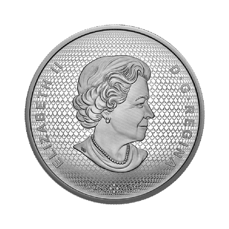 3 troy ounce silver Canadian Collage Four Seasons colored 2023 proof coin back