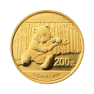 1/2 troy ounce gouden Panda munt voorkant