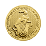 1/4 troy ounce gouden Queen's Beasts munt voorkant