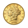 Gouden 5 dollar half American Eagle Liberty Head voorkant