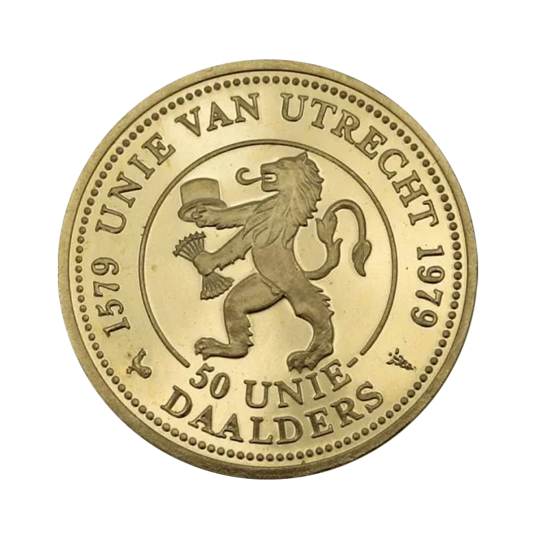 Gouden munt Unie van Utrecht 1979 voorkant