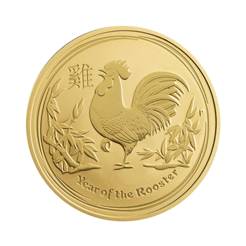 1 troy ounce gouden Lunar munt diverse jaargangen