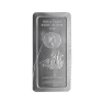 100 troy ounce Cook Islands silver bar coin front