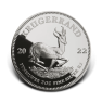 2 troy ounce zilveren munt Krugerrand Proof 2022 voorkant