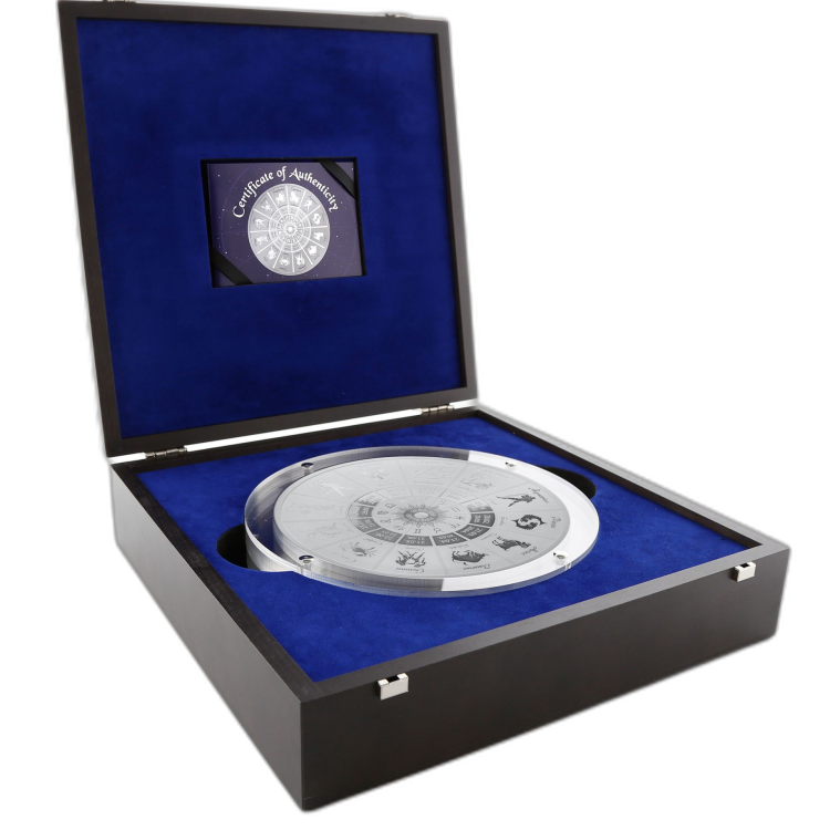 10 kilogram zilver Niue Zodiac munt 2017 voorkant