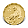 1/4 Troy ounce gouden munt Lunar 2022 Proof voorkant
