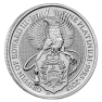 1 Troy ounce platina munt Queens Beasts Griffin voorkant