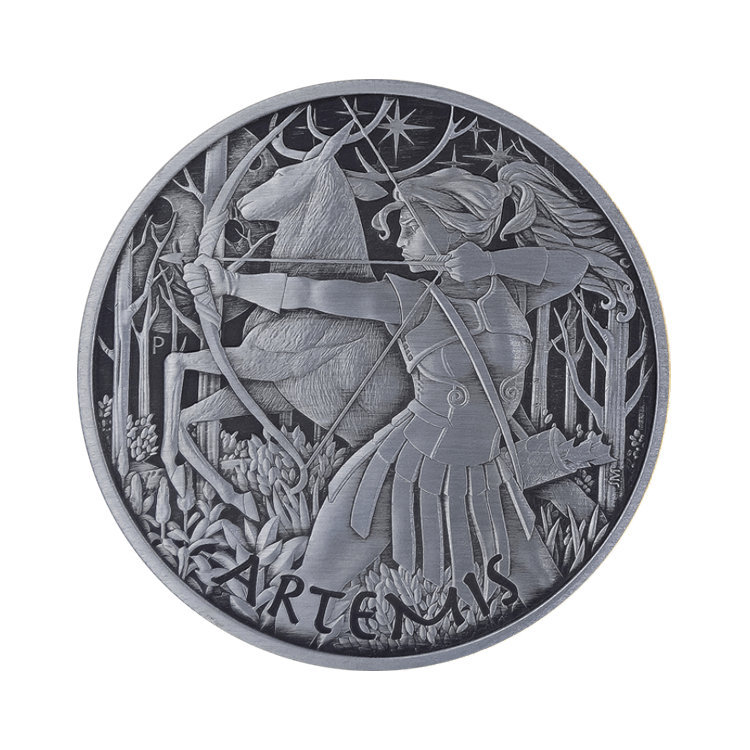 1 troy ounce silver coin Gods of Olympus Artemis 2023 1 troy ounce silver coin Gods of Olympus Artemis 2023