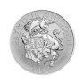 2-delige set zilveren munten Tudor Beasts Seymour Unicorn 2024 Proof voorkant