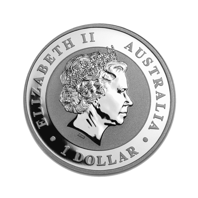 1 Troy ounce zilveren munt Koala 2020 achterkant