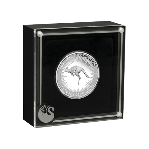 1 troy ounce zilveren Kangaroo proof 2024 voorkant