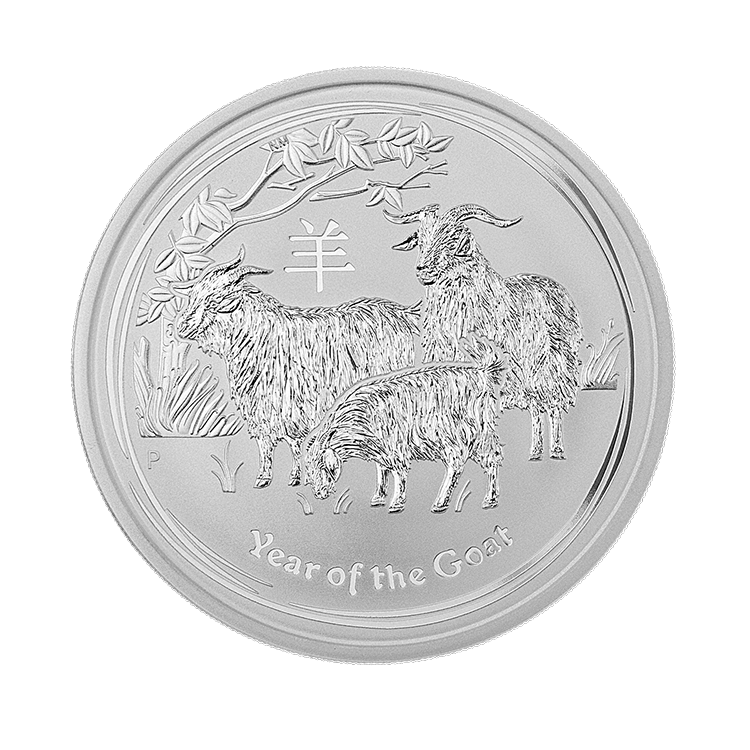2015 - 1 kg silver Luanr Year of the Goat 2015 - 1 kg silver Luanr Year of the Goat