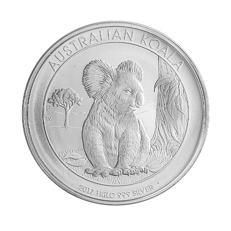 Silver Koala kilo coin 2017 - buy silver coins online - The Silver