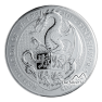 10 Troy ounce zilveren munt Queens Beasts Dragon voorkant
