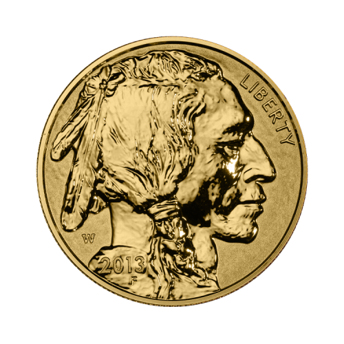 1 troy ounce gouden munt American Buffalo 2013 proof voorkant