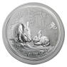 10 troy ounce zilveren munt Lunar Year of the Rabbit 2011 voorkant