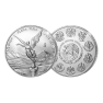 1/2 Troy ounce silver Mexican Libertad coins front