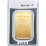 Goudbaar 50 gram Heraeus voorkant