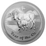 10 Troy ounce silver coin Lunar 2009 front