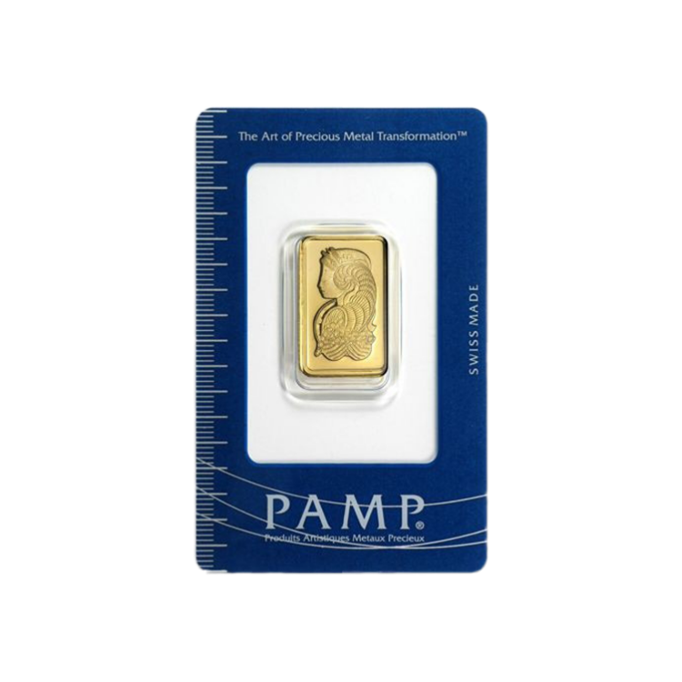 10 Gram gold bar Pamp Suisse - Lady Fortuna front