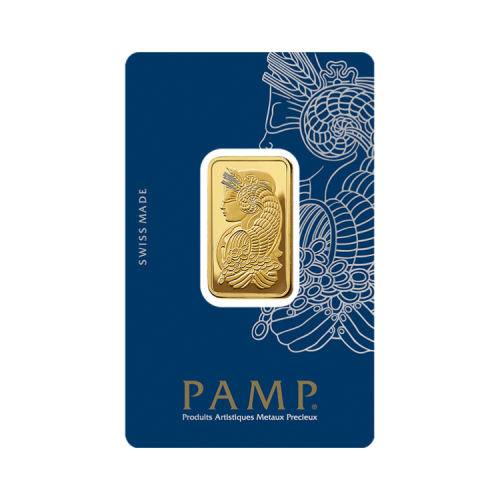 Goudbaar 20 gram Pamp Suisse voorkant