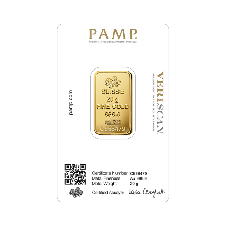 order 20 gram gold bar