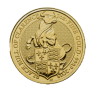1 troy ounce gouden Queen's Beasts Black Bull of Clarence voorkant