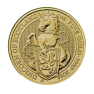 1 Troy ounce goud Queens Beasts 2018 Unicorn voorkant