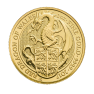 1 Troy ounce gold Queens Beasts 2017 The Dragon front