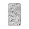 1 troy ounce zilveren muntbaar Rectangular Dragon 2022 voorkant