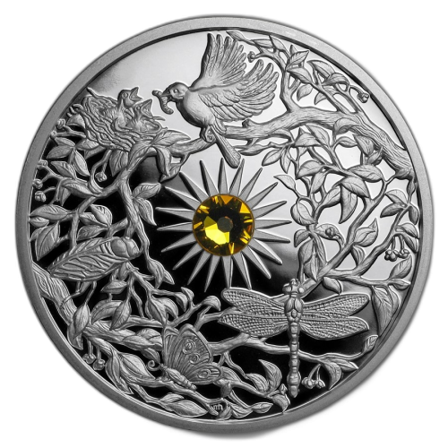 2 Troy ounce zilveren munt Niue Summer 2017 voorkant