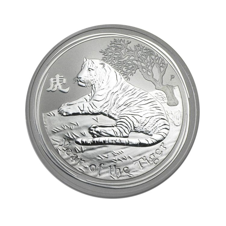 1 Kilo Lunar zilver munt 2010
