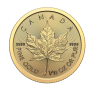Gold 1/10 troy ounce Maple Leaf coin 2025 front