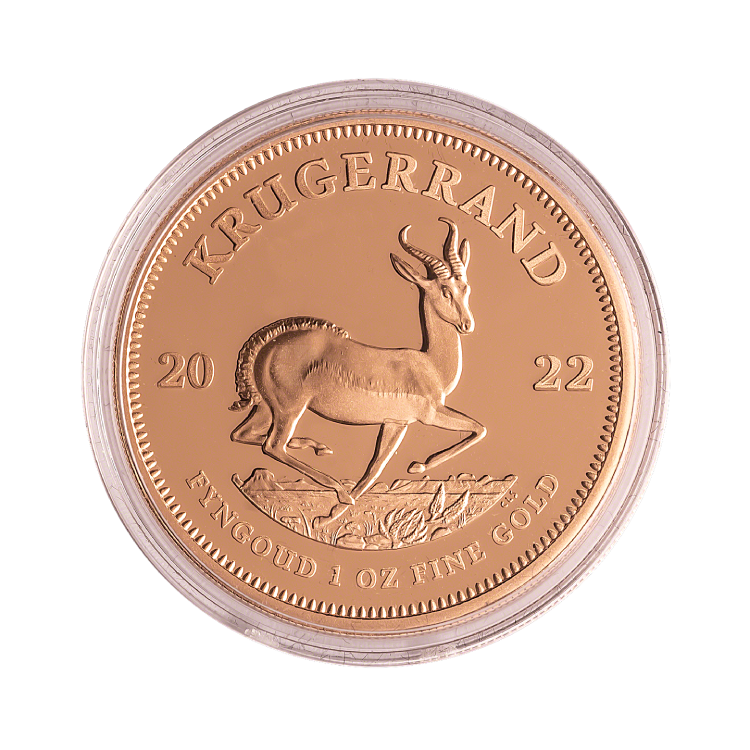 1 Troy ounce gold coin Krugerrand Proof front