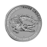 1 troy ounce silver Crocodile coin 2014 front