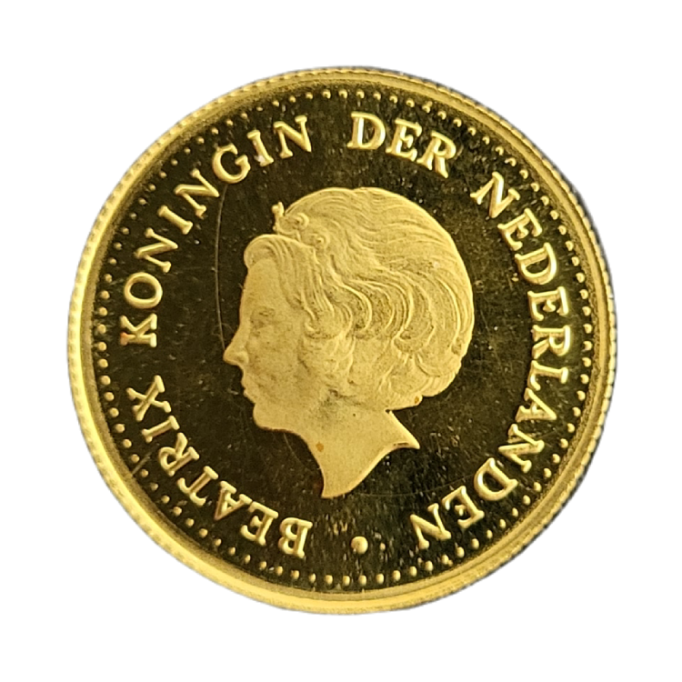 Gouden munt 5 Gulden Nederlandse Antillen (1979) back