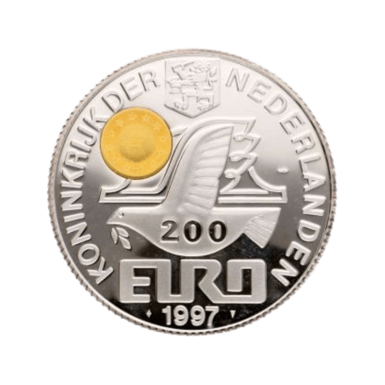 5troyouncesilver200eurocoinwith2gramsofgold