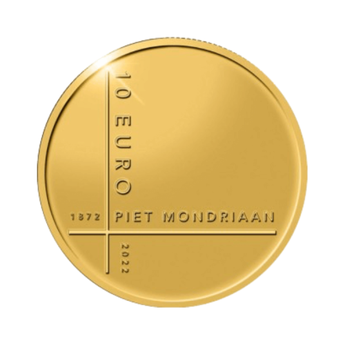 Dutch gold 10 Euro coins front