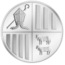 Zilver kilo Andorra Eagle munt
