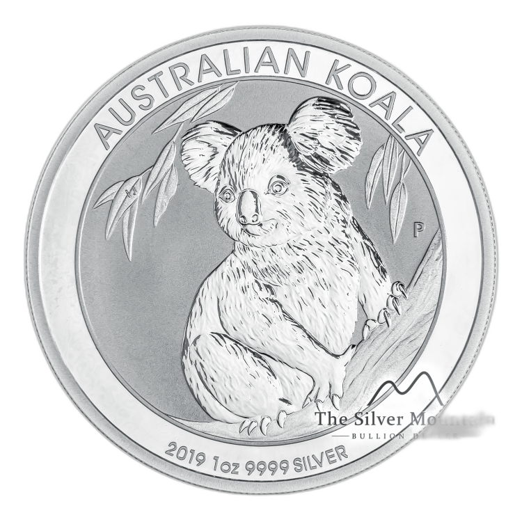 1 Troy ounce zilveren munt Koala 2019 voorkant