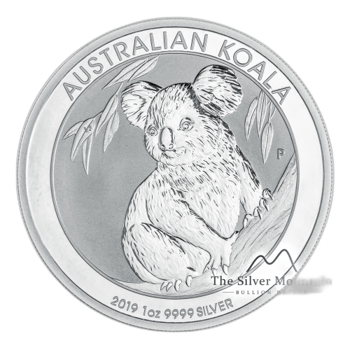 1 Troy ounce zilveren munt Koala 2019 voorkant