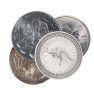 Circulated silver investment coins