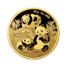 Voorkant 30 gram gouden Panda munt 2025