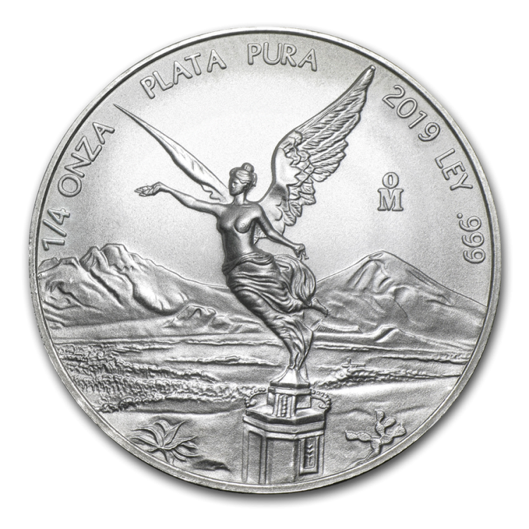 1/4 Troy ounce zilveren munt Mexican Libertad 2019 voorkant