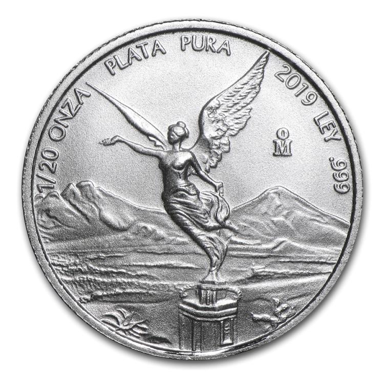 1/20 Troy ounce zilveren munt Mexican Libertad 2019 voorkant