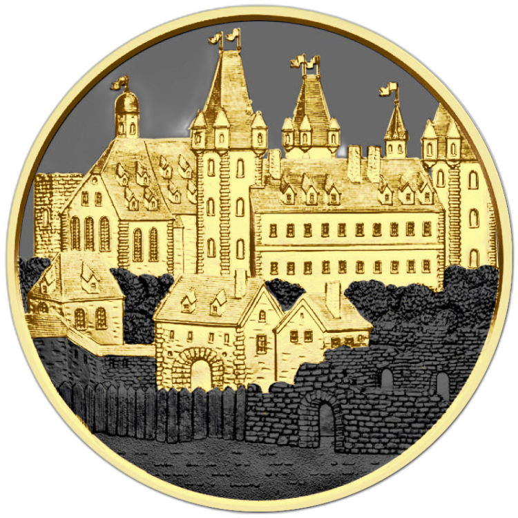 1 Troy ounce silver coin Golden Ring - Wiener Neustadt 2019 front