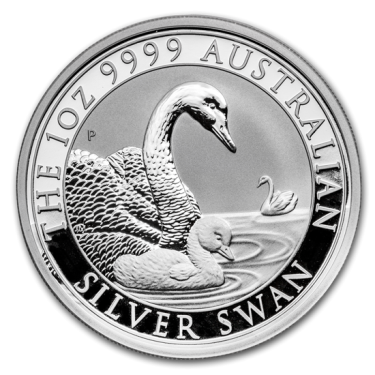 1 Troy ounce zilveren munt Silver Swan 2019 voorkant