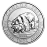 1.5 Troy ounce zilveren munt IJsbeer 2015 front