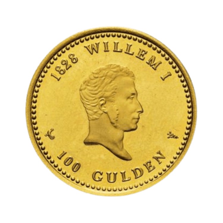 Gouden munt 100 Gulden Nederlandse Antillen (1978) achterkant