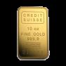 10 troy ounce goudbaar voorkant